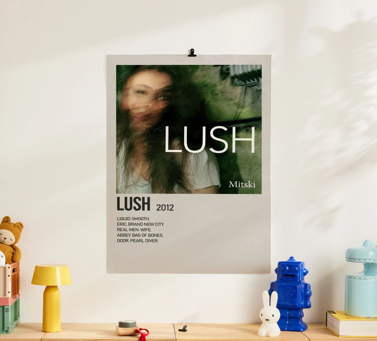 Mitski 2012 Lush Album Cover Bedroom Poster von SoundStudio