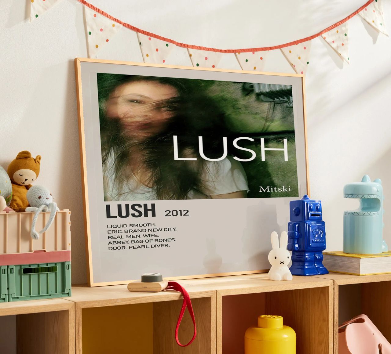 Mitski 2012 Lush Album Cover Bedroom Poster von SoundStudio