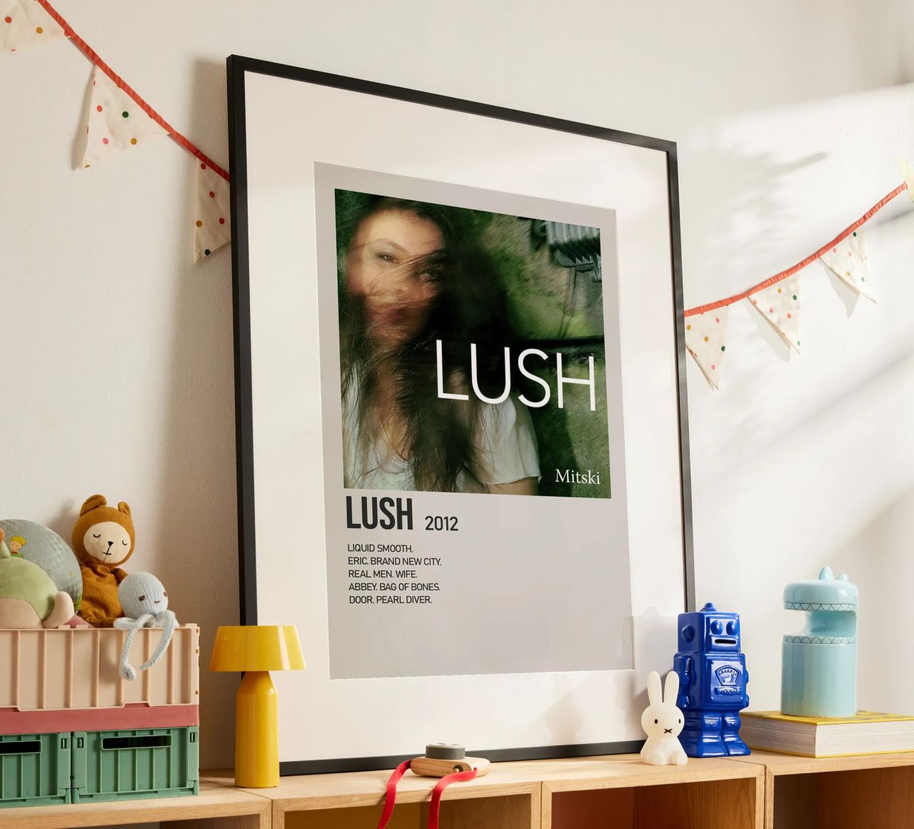 Mitski 2012 Lush Album Cover Bedroom Poster von SoundStudio