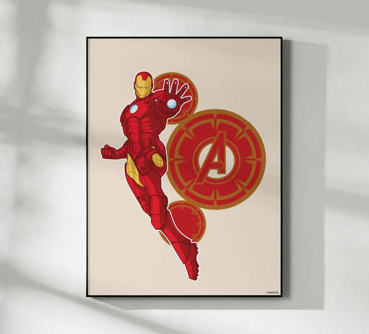 Iron Man plexiglass da MARVEL Designs by JUNIQE