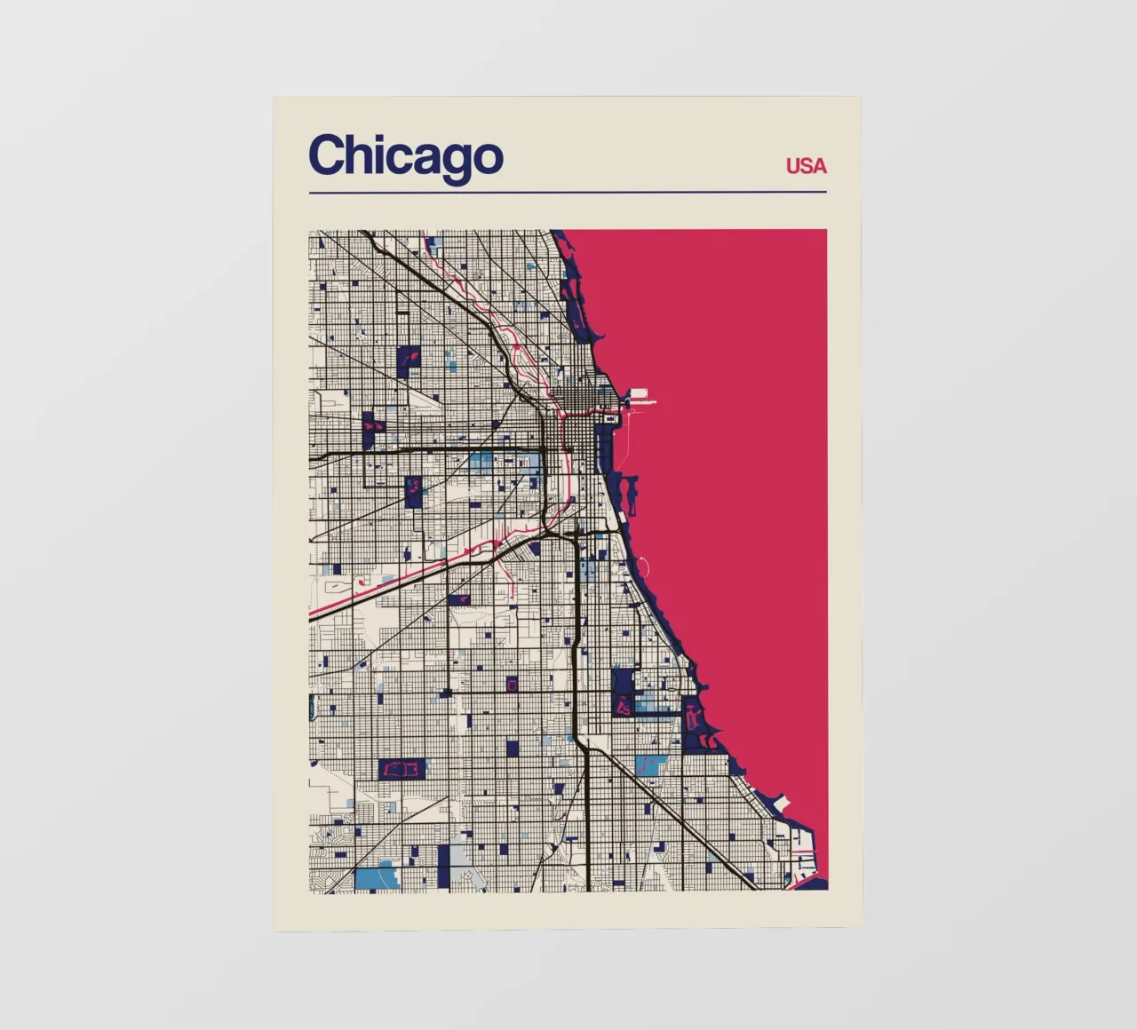 Chicago Grid pellicola backlit da MOOODZART
