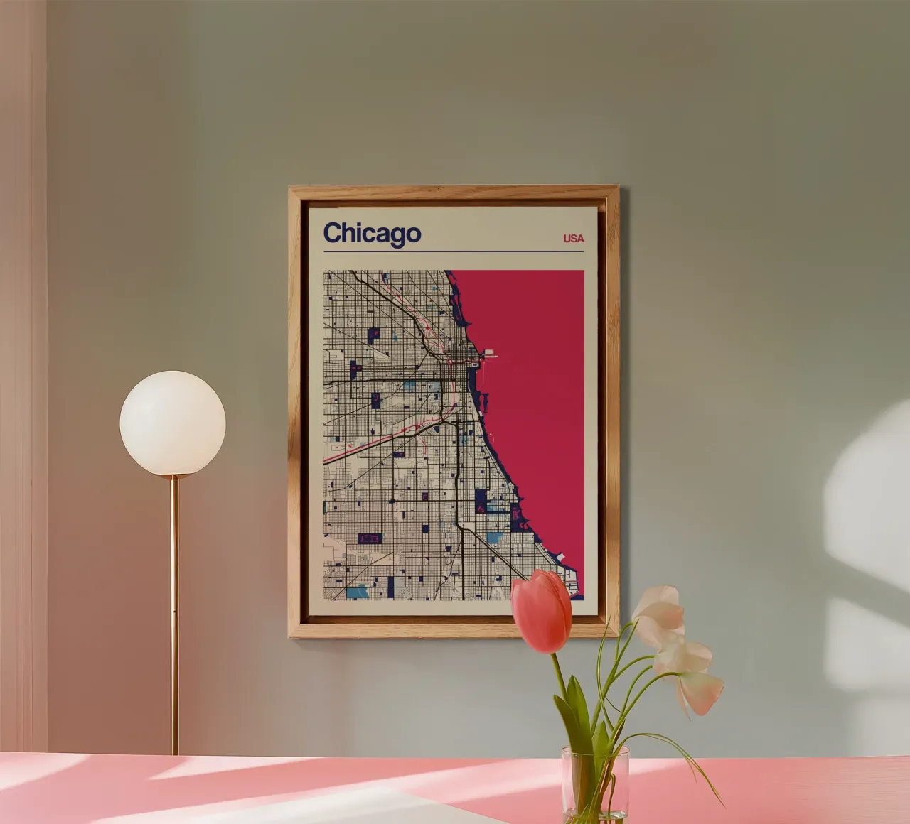 Chicago Grid alluminio dibond da MOOODZART