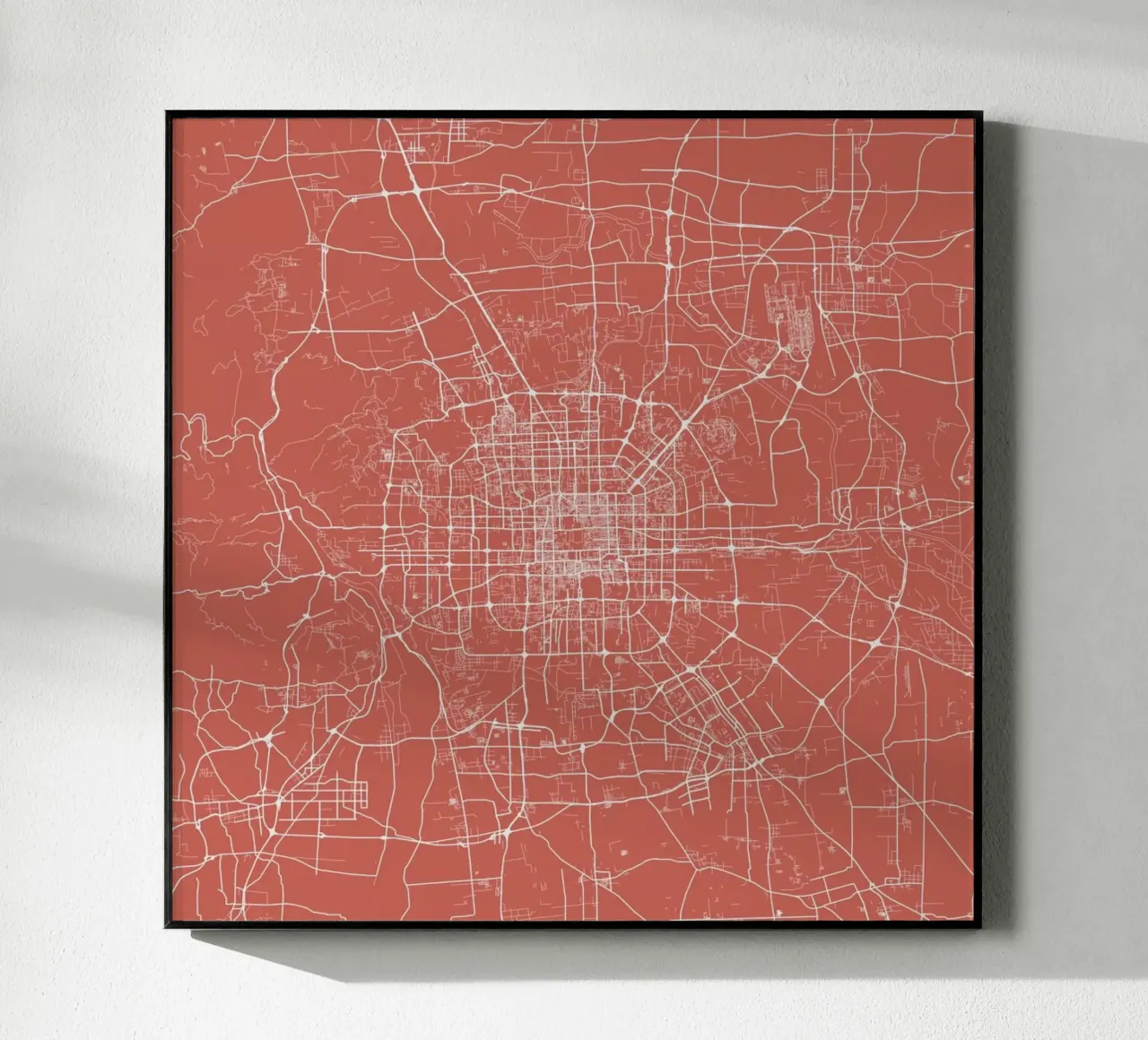 Bejing Pink plexiglass da Urban Maps