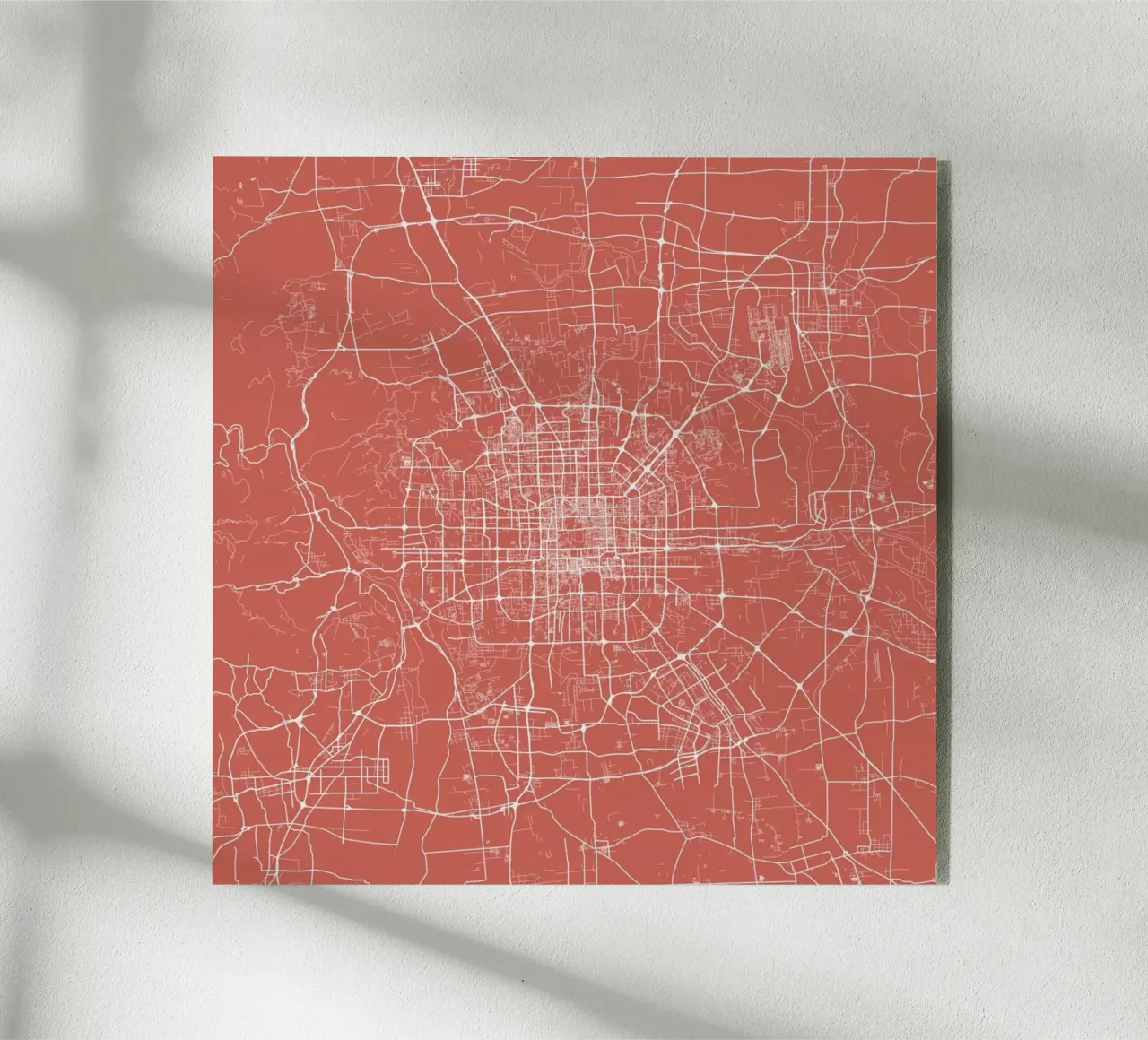 Bejing Pink plexiglass da Urban Maps