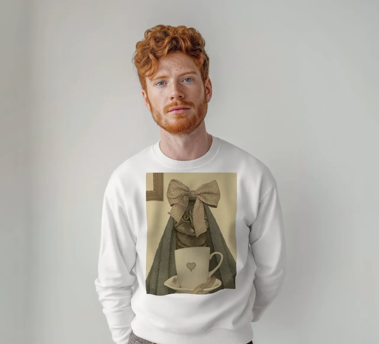 Morgenmahlzeiten mit einer Tasse Liebe Sweatshirt von Rustic Grace Studio 02