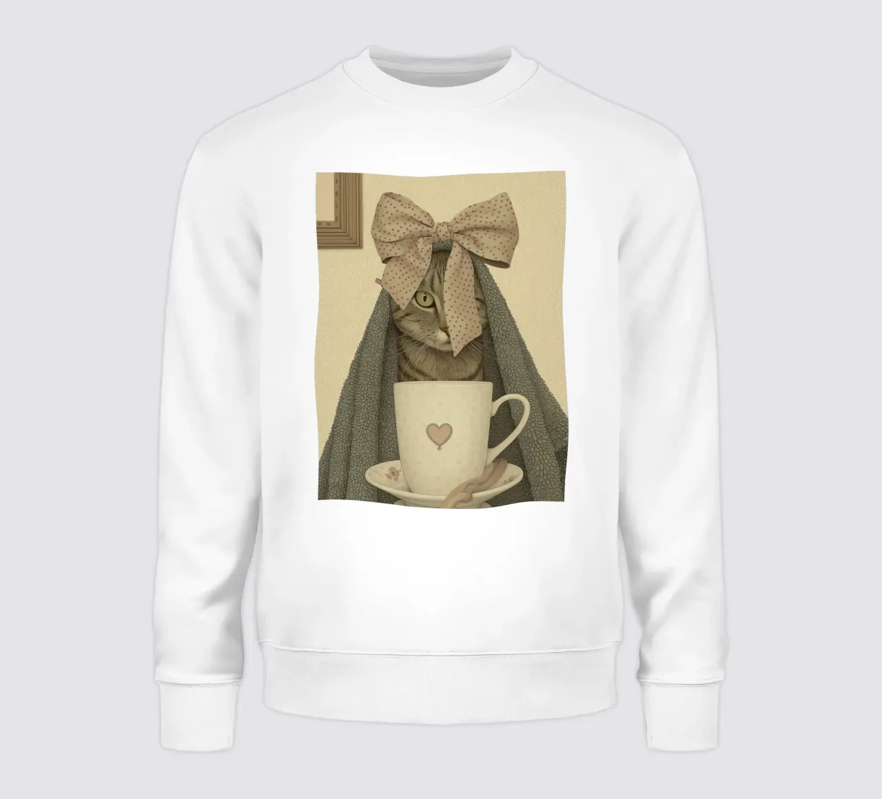 Morning Meow-ments met een kopje liefde sweatshirt van Rustic Grace Studio 02