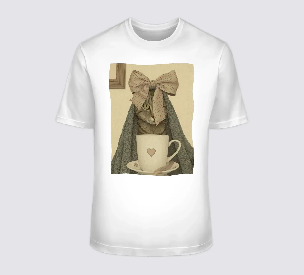 Morgenmahlzeiten mit einer Tasse Liebe T-Shirt von Rustic Grace Studio 02