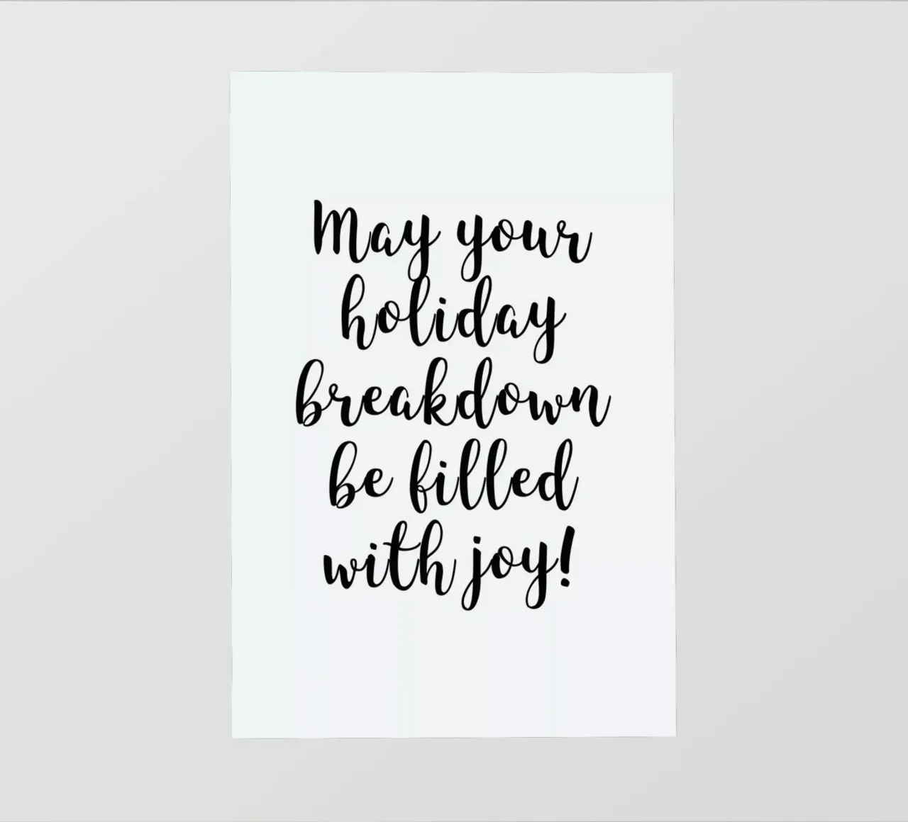 Holiday Breakdown pellicola backlit da Studio One