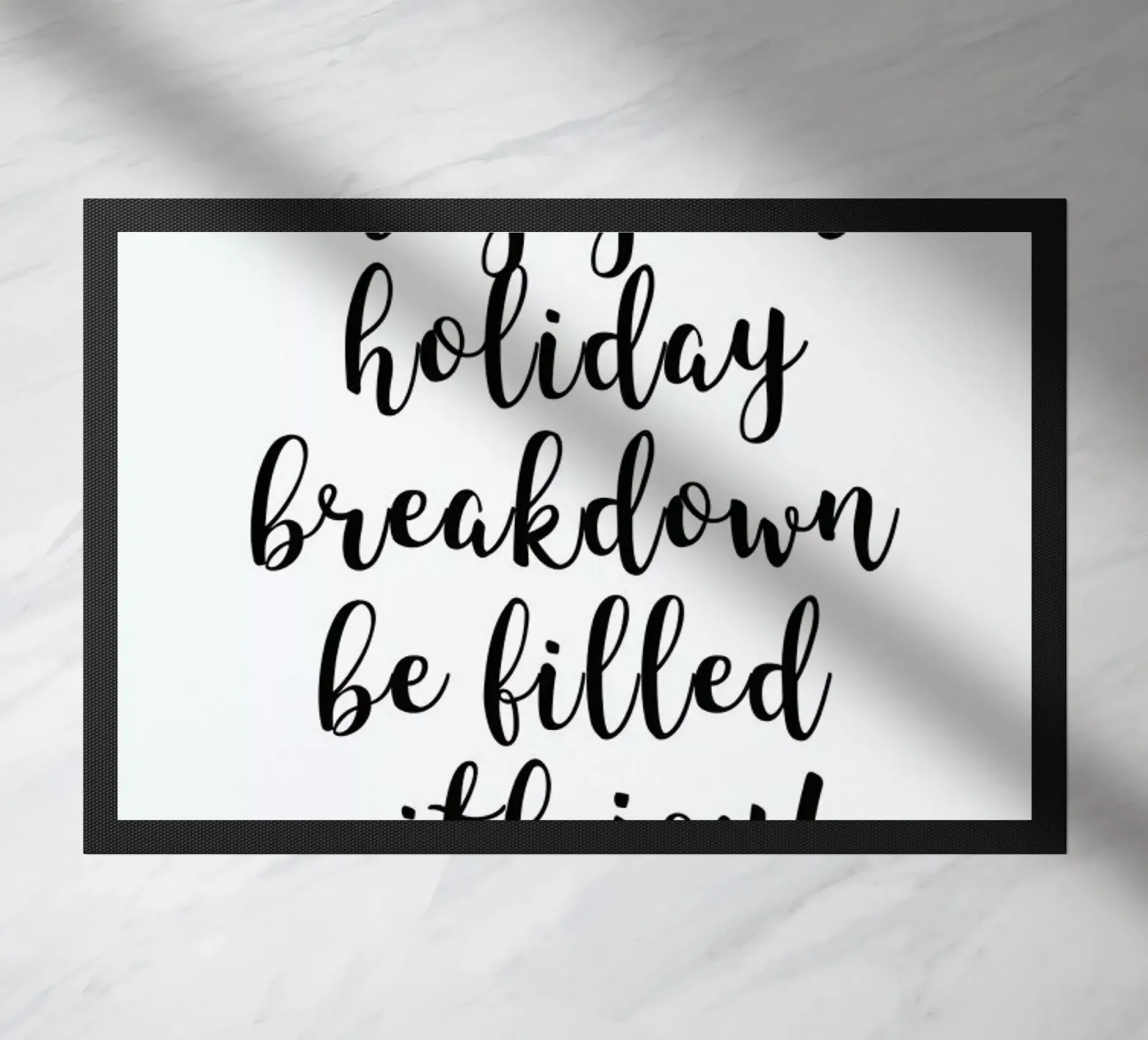 Holiday Breakdown deurmat van Studio One