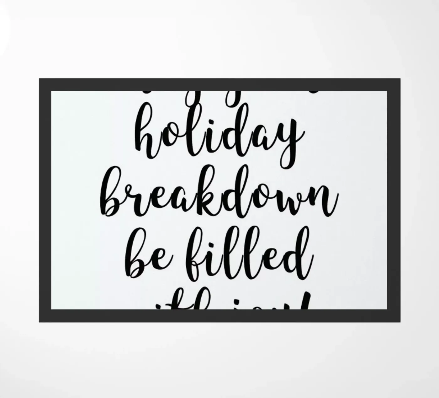 Holiday Breakdown deurmat van Studio One