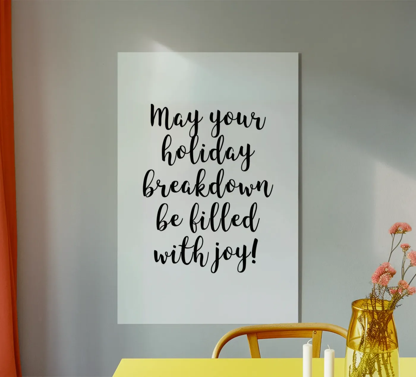 Holiday Breakdown Acryl-Glas von Studio One