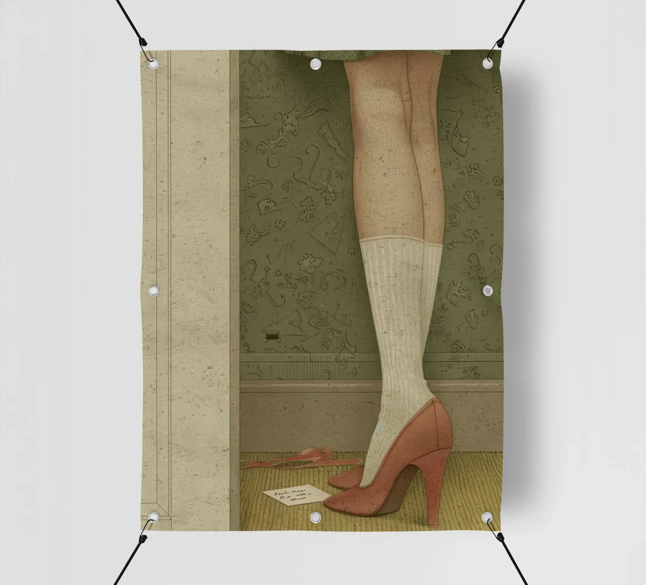 I tacchi segreti telo in pvc da Rustic Grace Studio 02