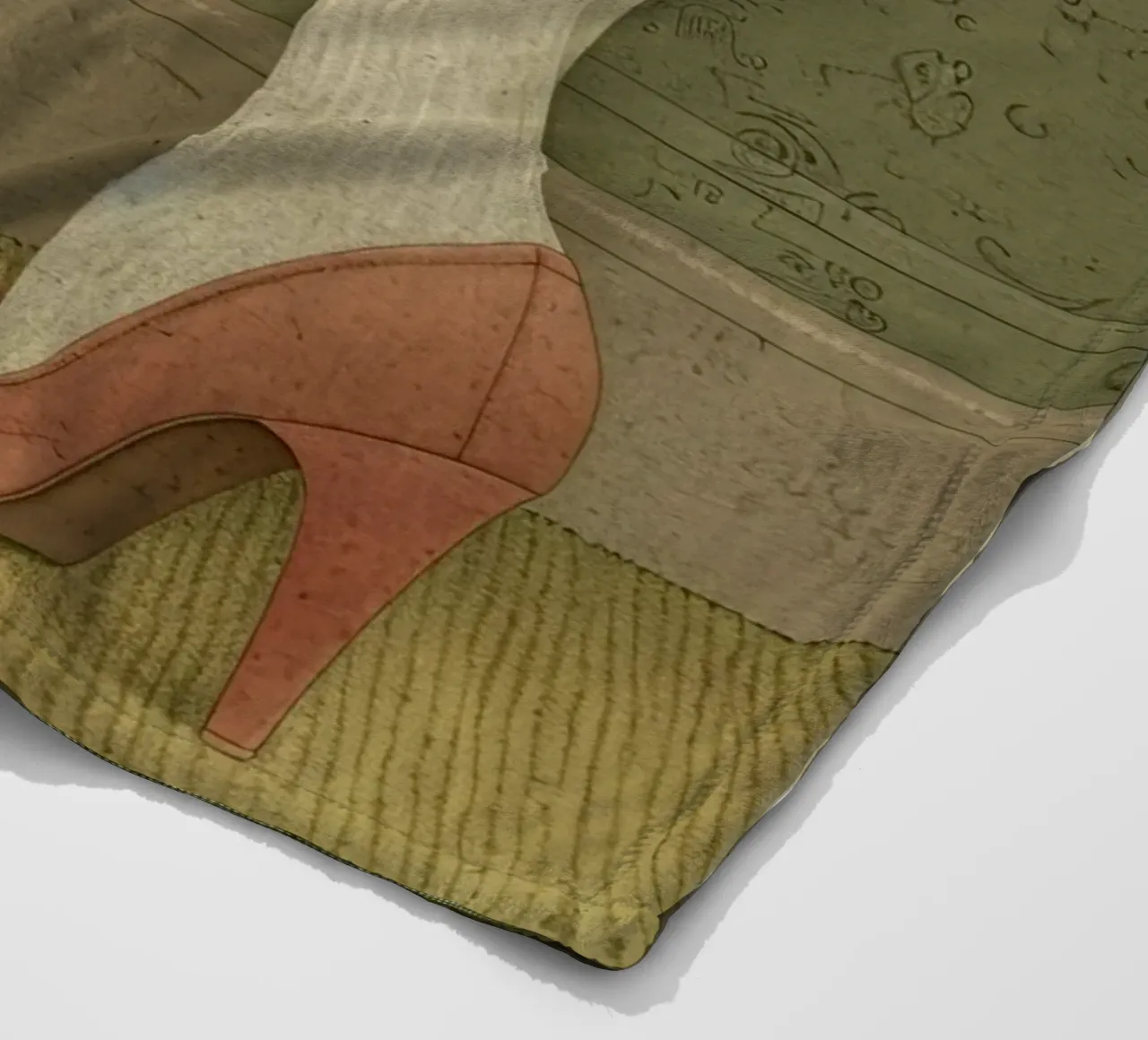 I tacchi segreti coperta in pile da Rustic Grace Studio 02