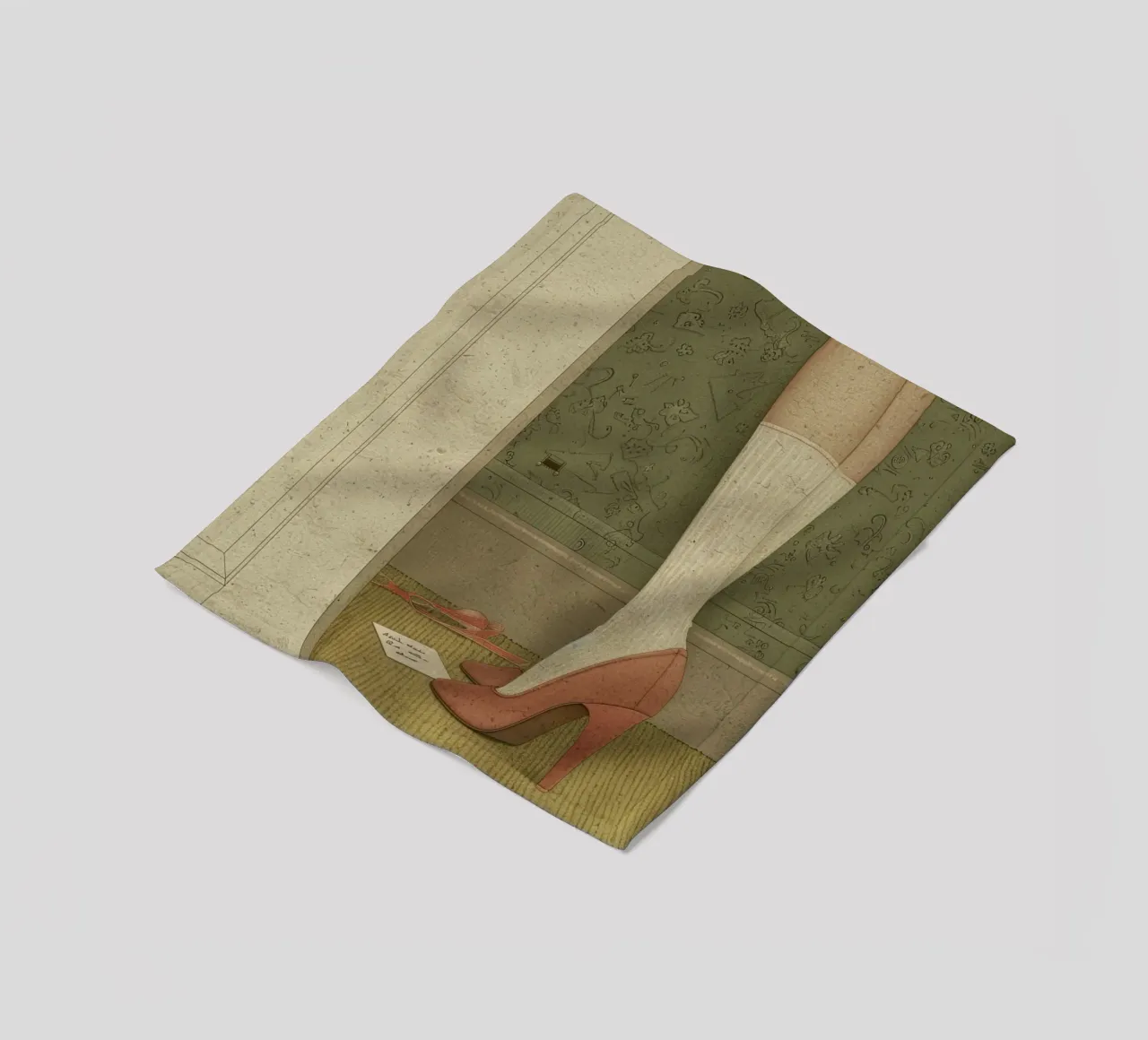 I tacchi segreti coperta in pile da Rustic Grace Studio 02