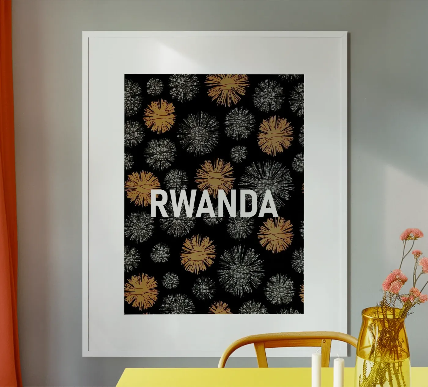 Rwanda Poster von Mathudace Créas