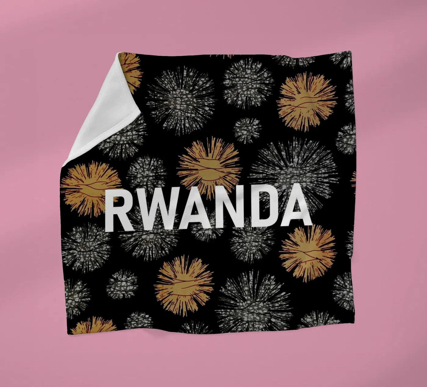 Rwanda coperta in pile da Mathudace Créas
