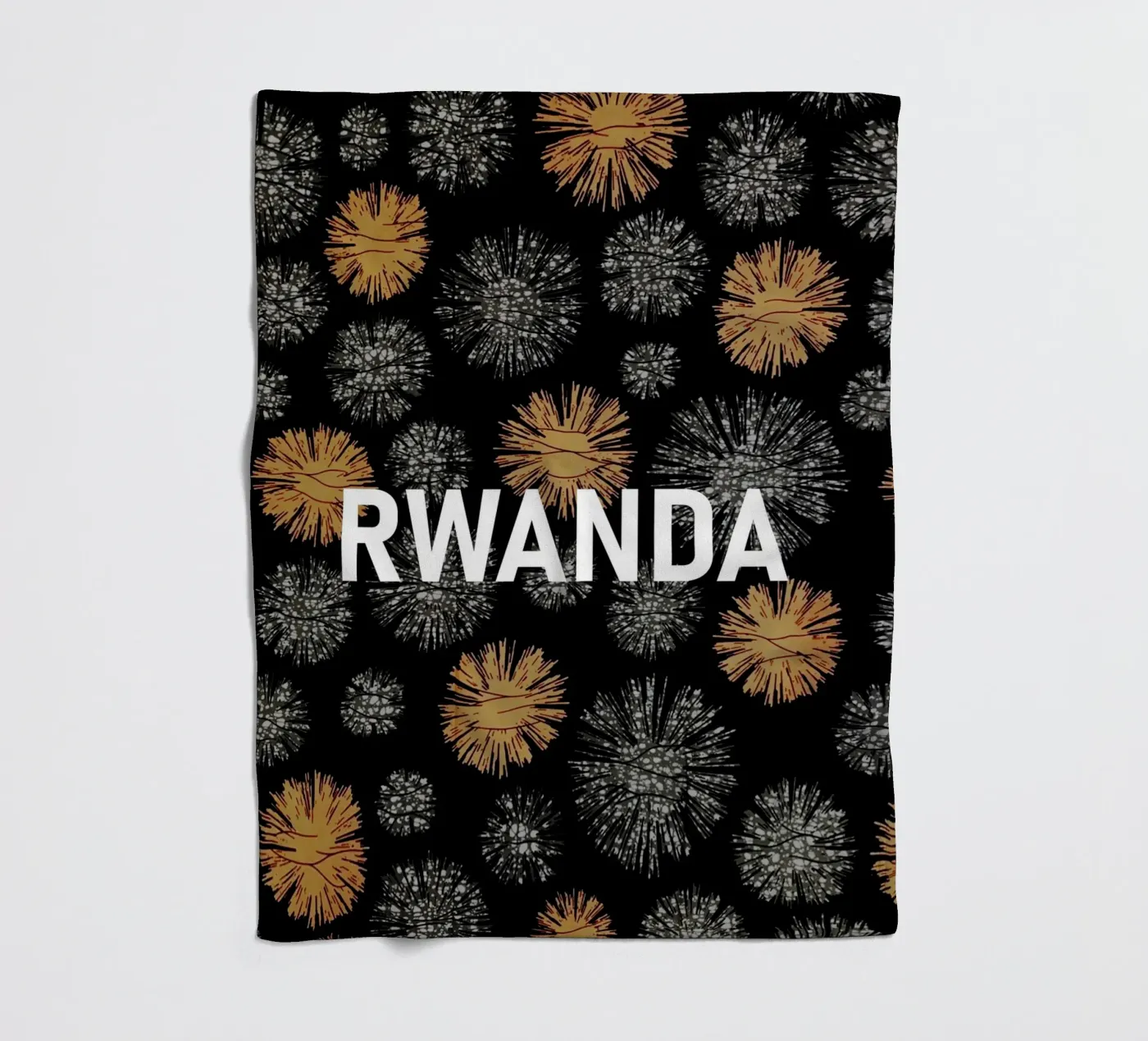 Rwanda coperta in pile da Mathudace Créas