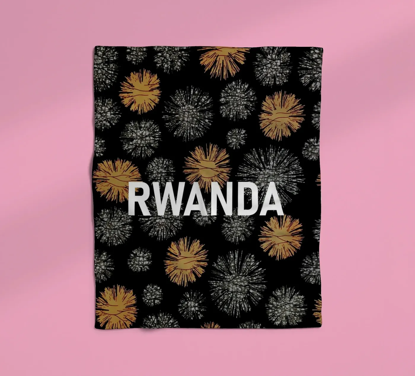 Rwanda coperta in pile da Mathudace Créas