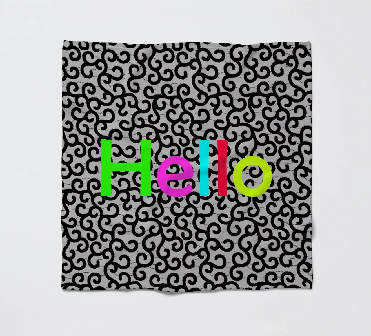 Hello coperta in pile da Mathudace Créas
