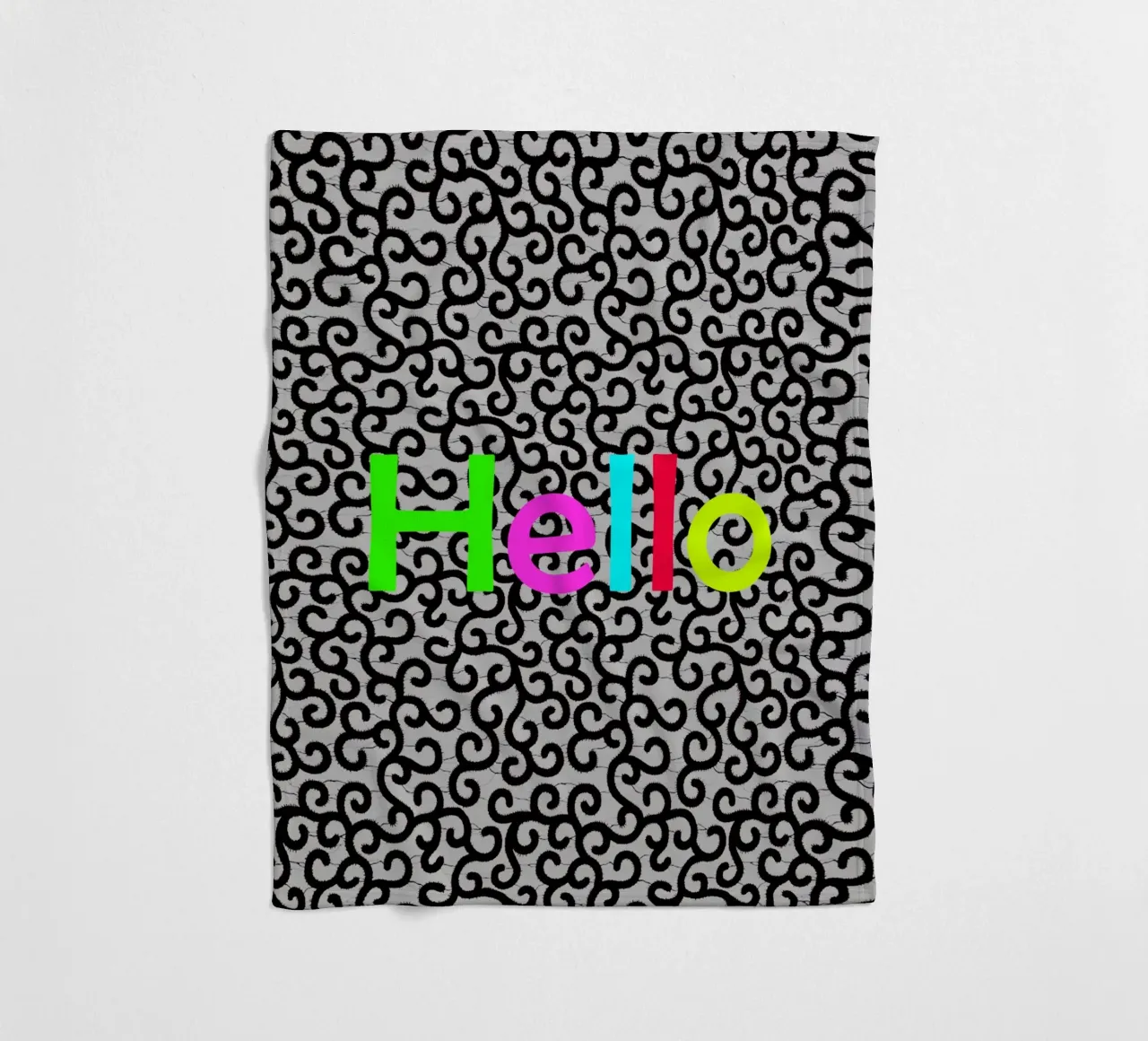 Hello fleecedeken van Mathudace Créas