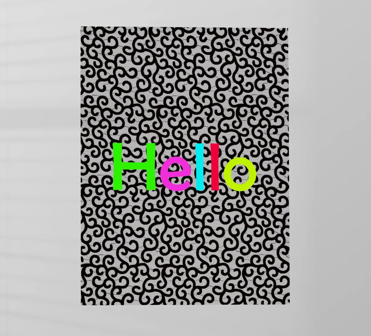 Hello pellicola backlit da Mathudace Créas