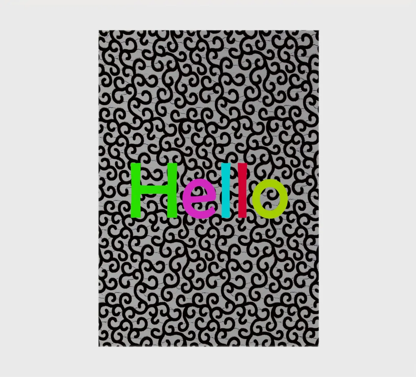 Hello notebook by Mathudace Créas