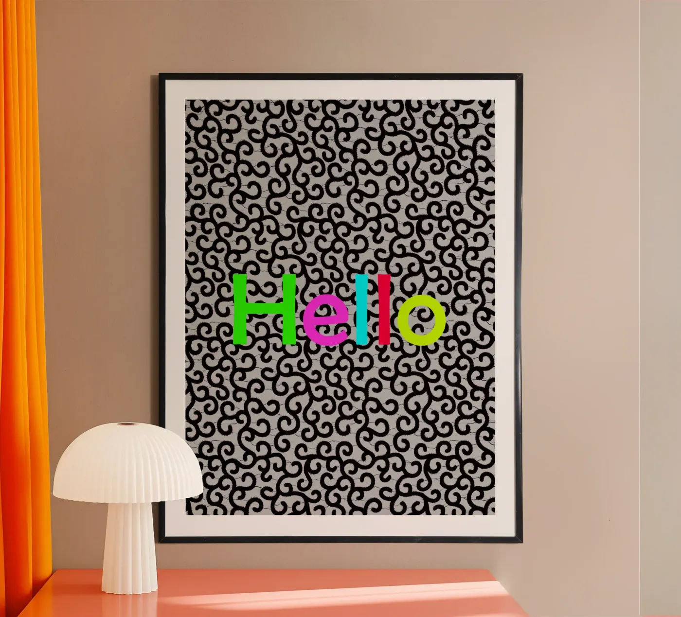 Hello poster by Mathudace Créas