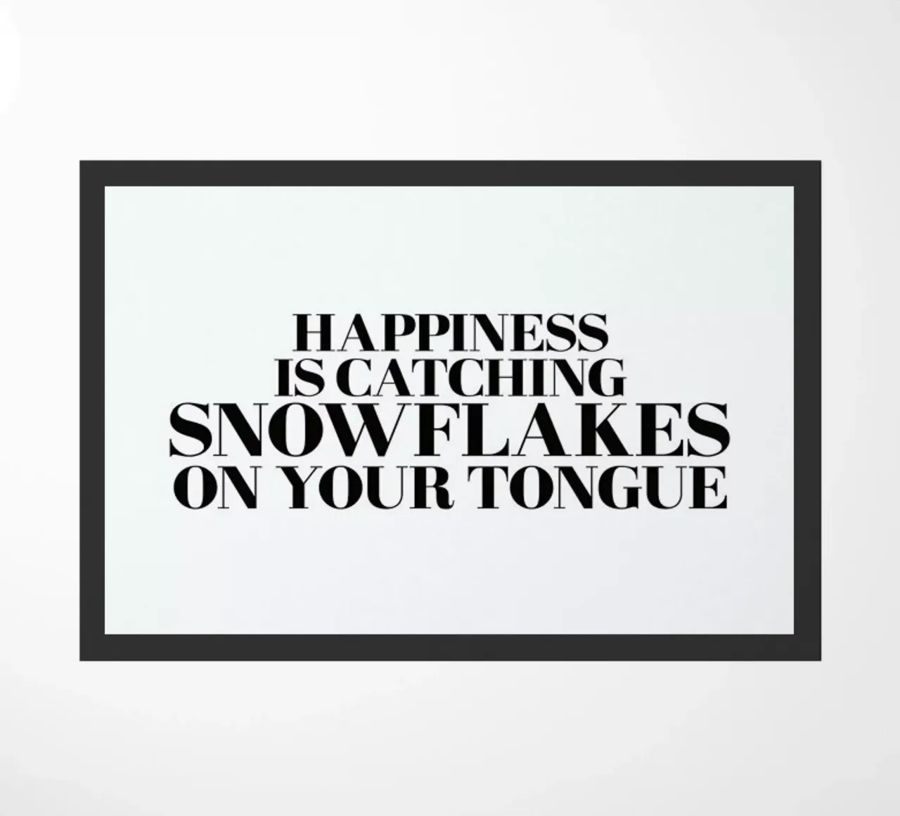Snowflakes On Your Tongue zerbino da Studio One