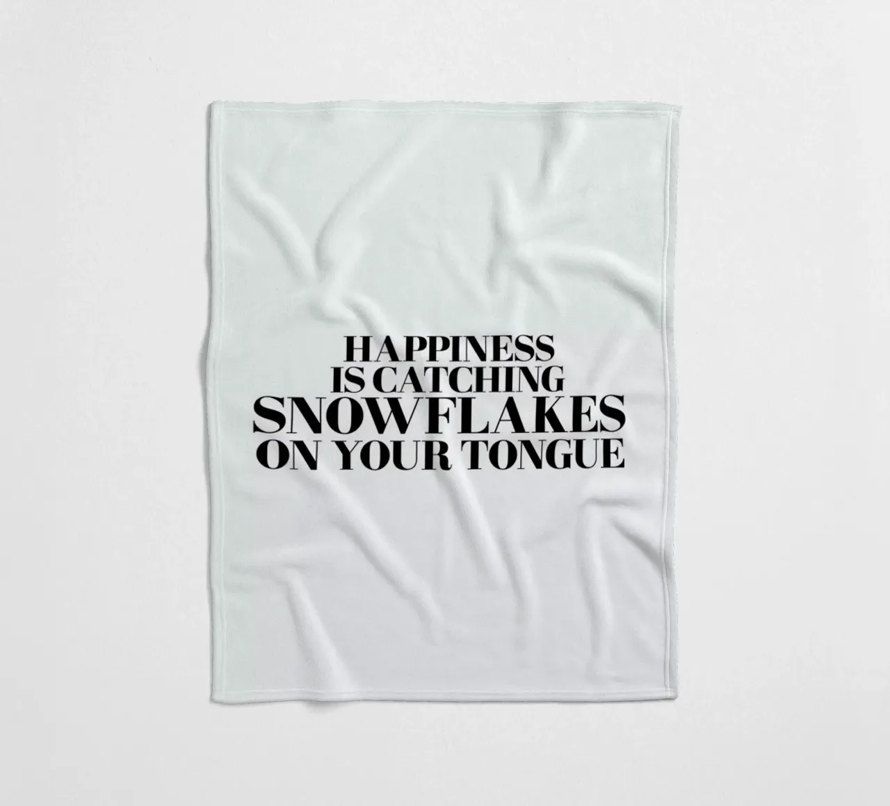 Snowflakes On Your Tongue coperta in pile da Studio One
