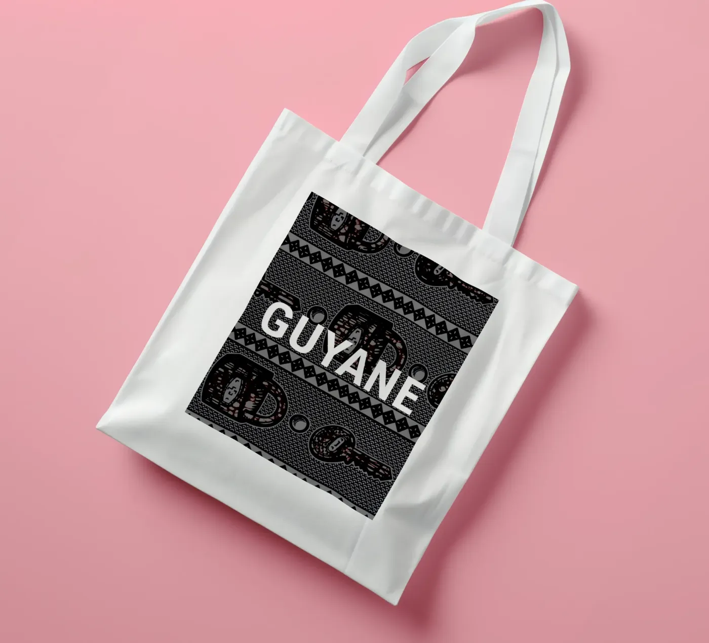 Guyane borsa in juta da Mathudace Créas