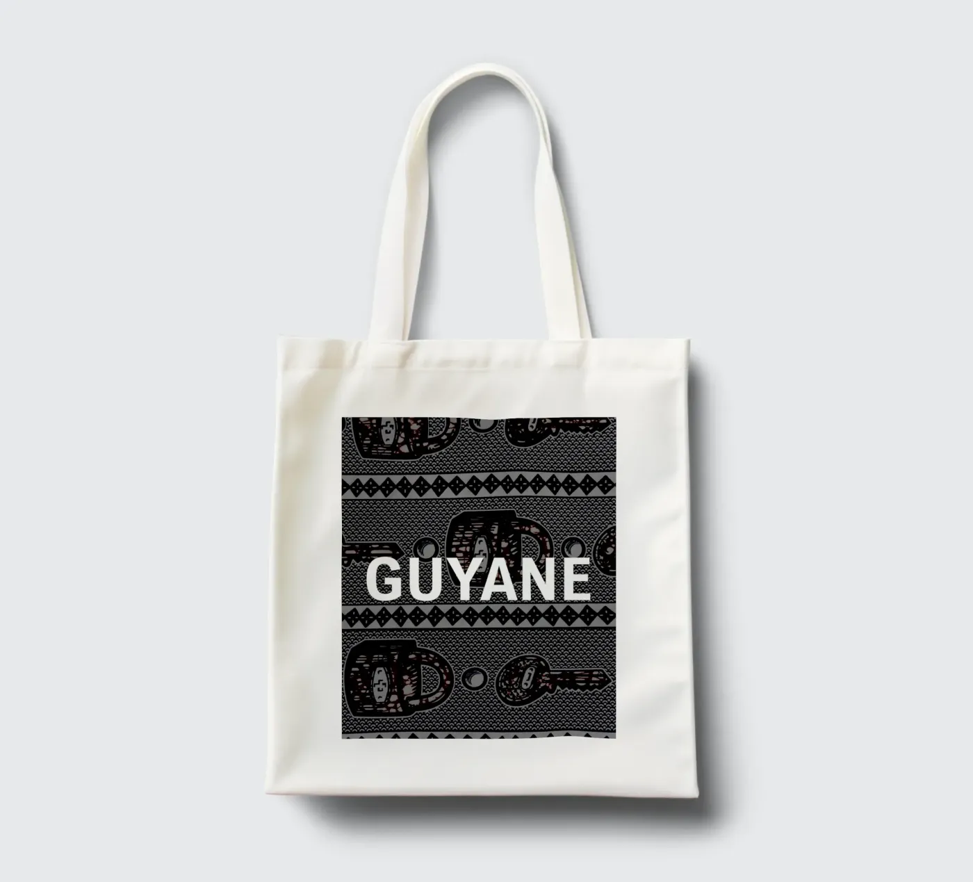 Guyane borsa in juta da Mathudace Créas