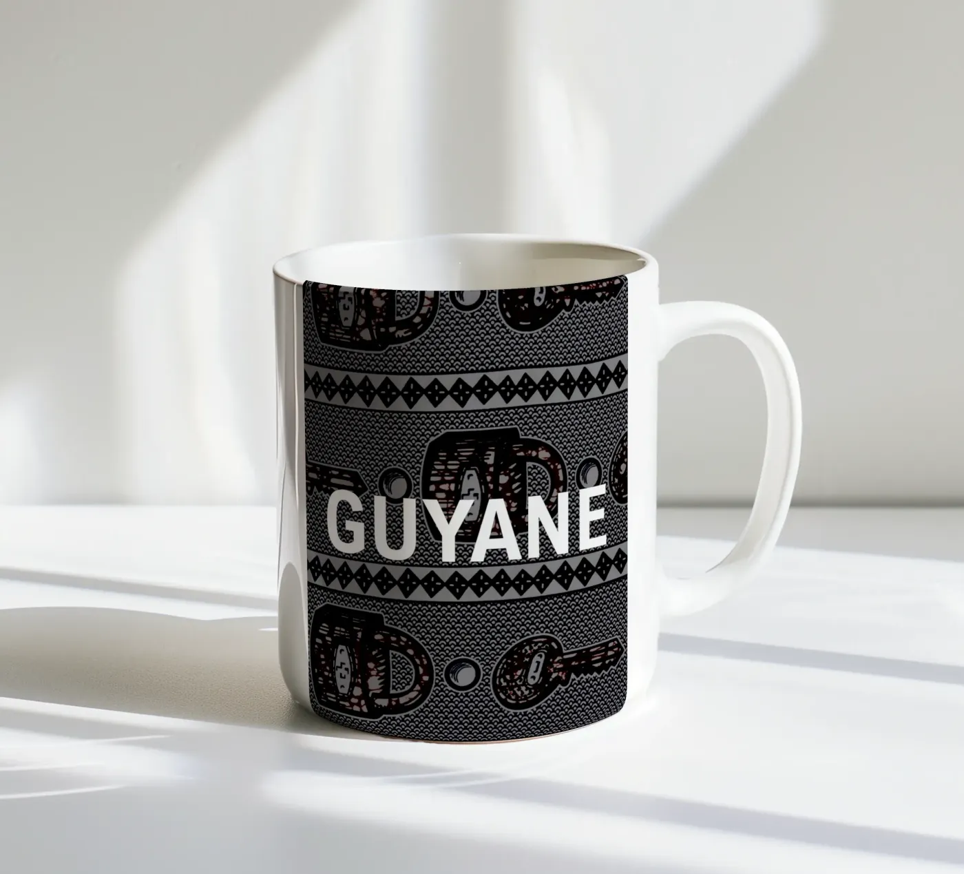 Guyane keramische mok van Mathudace Créas