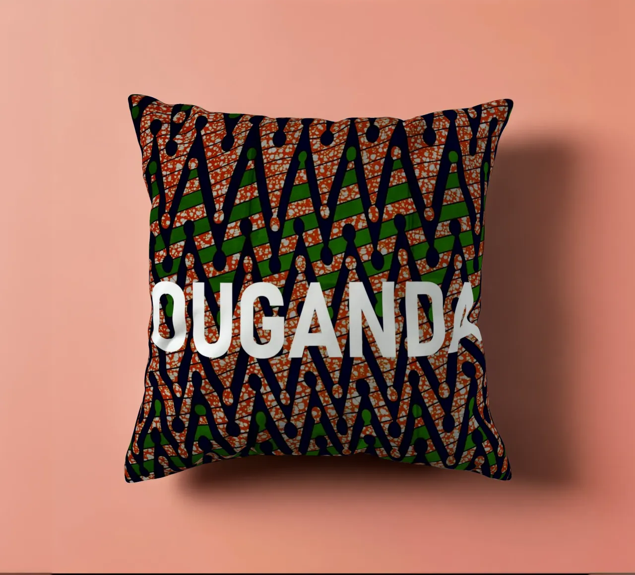 Ouganda cuscino da Mathudace Créas