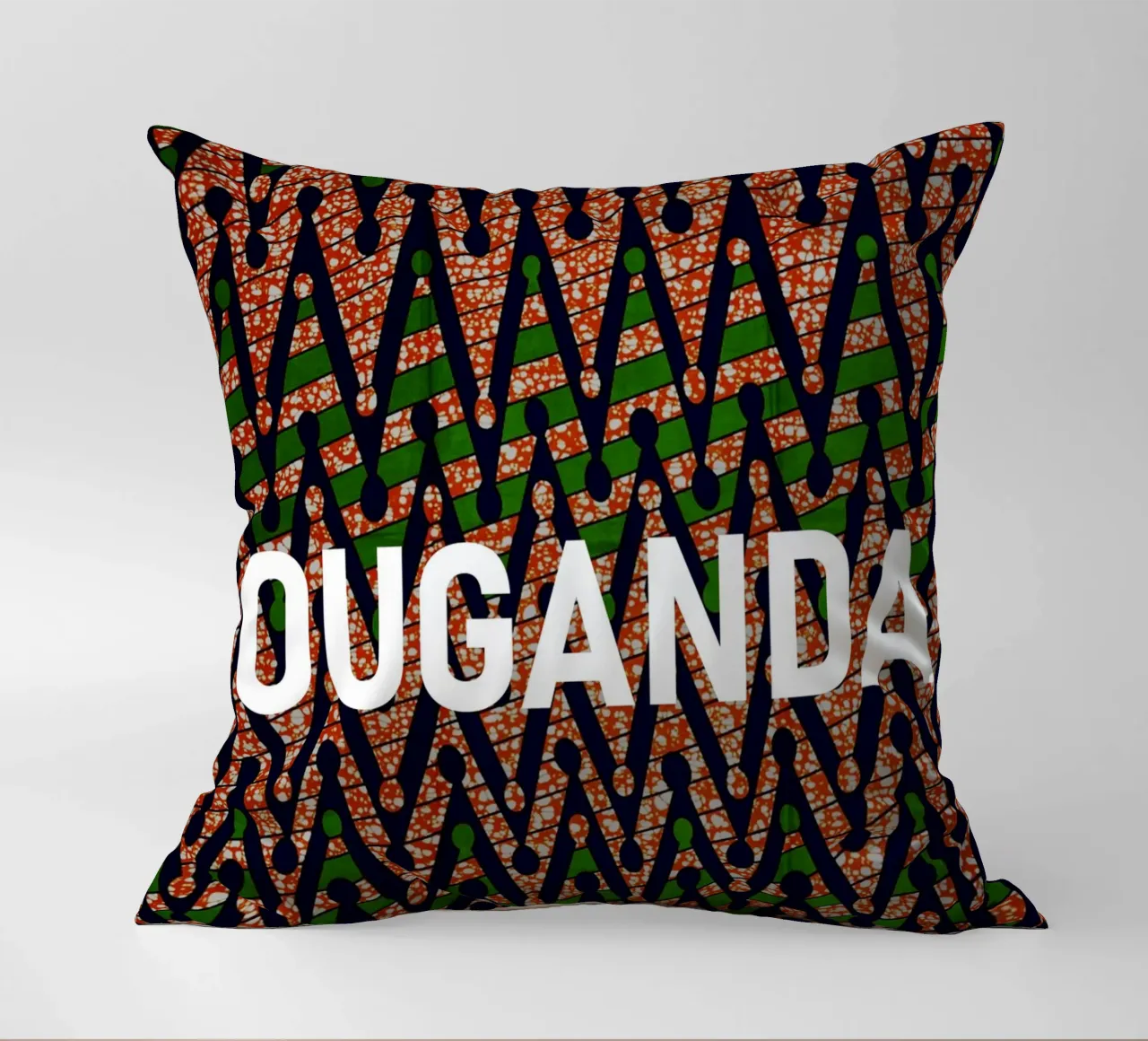 Ouganda cuscino da Mathudace Créas