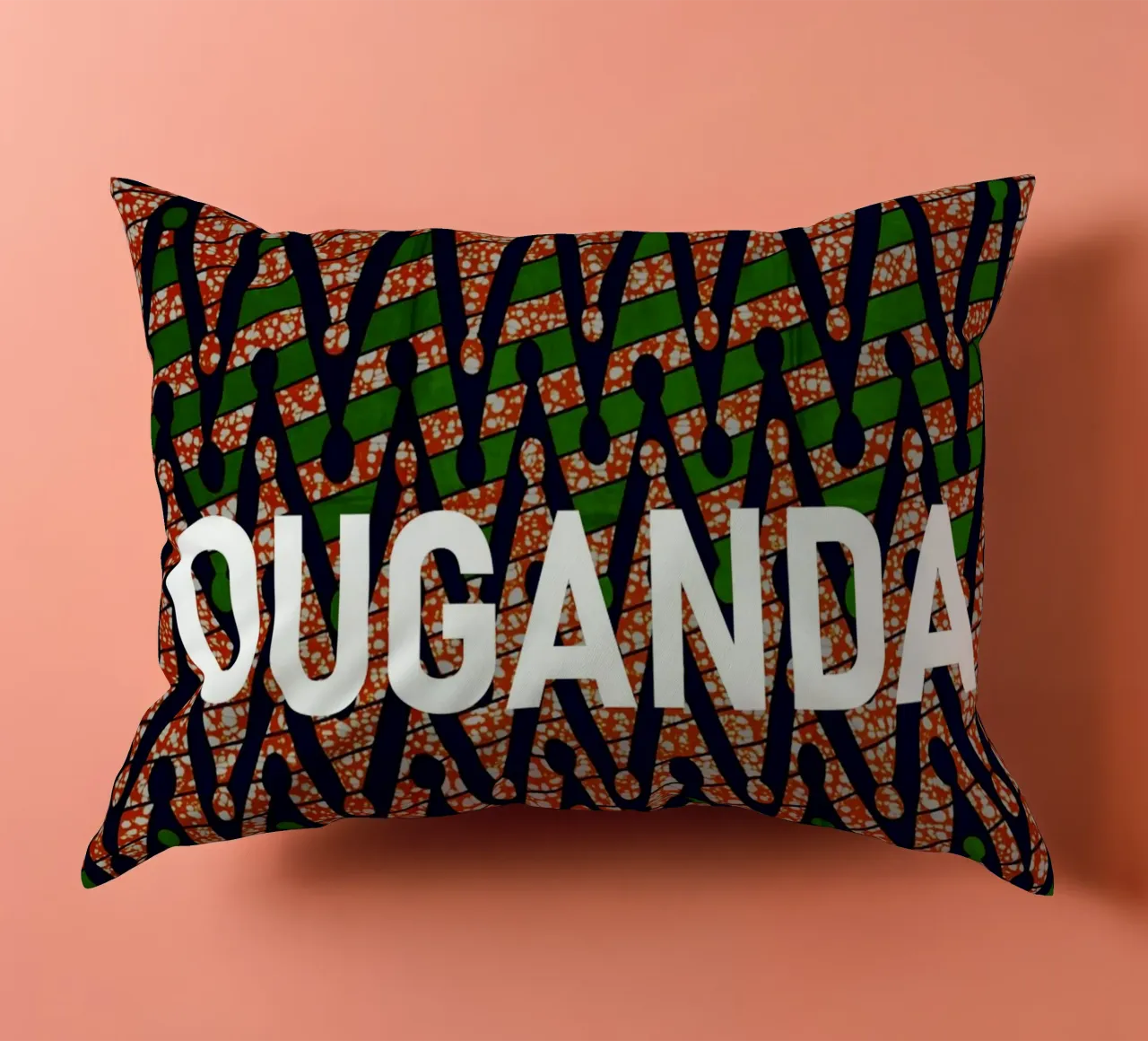 Ouganda cuscino da Mathudace Créas