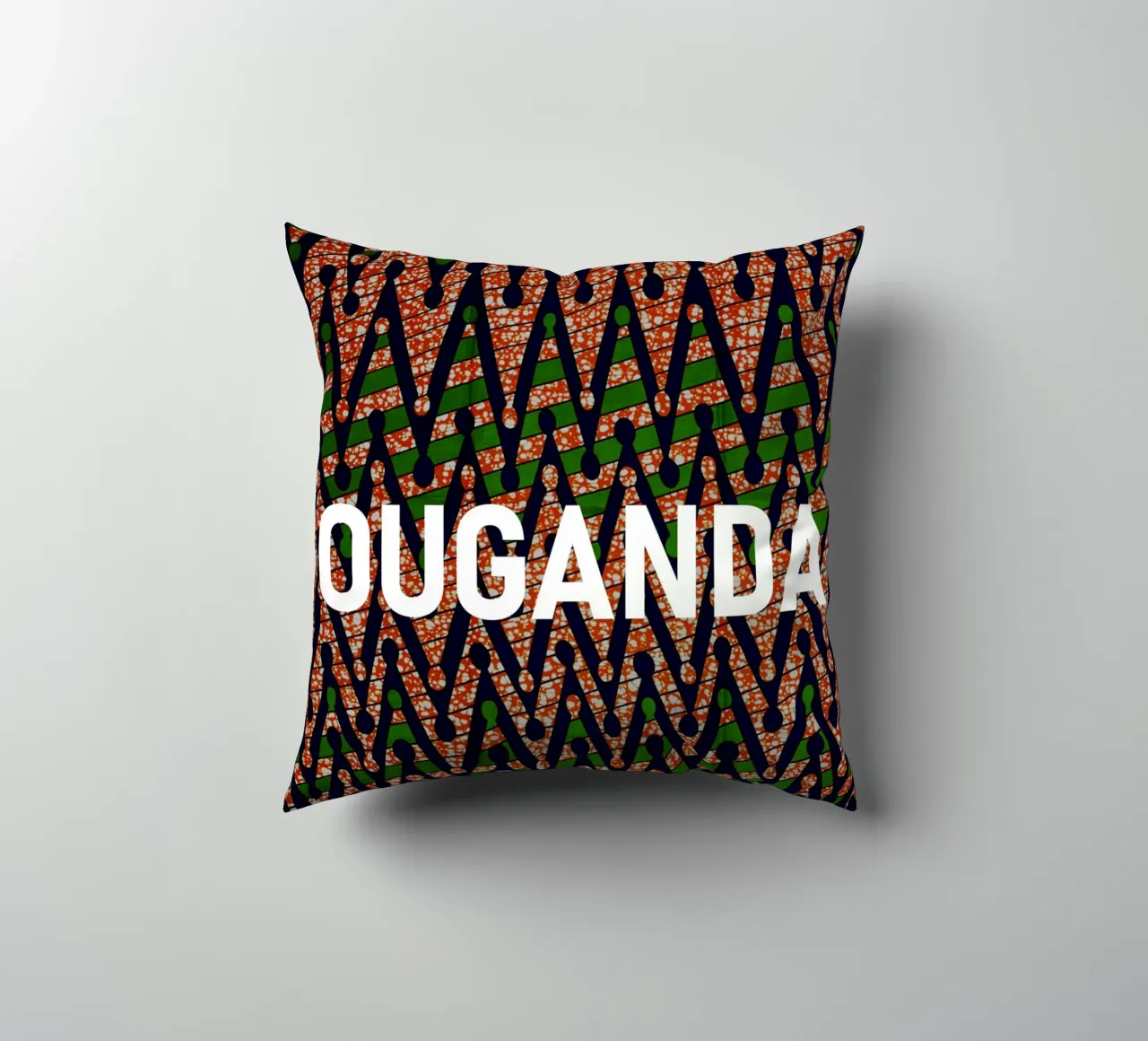 Ouganda cuscino da Mathudace Créas