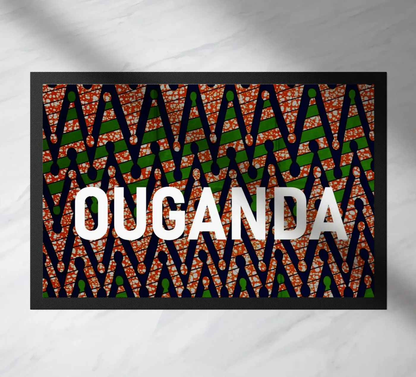 Ouganda doormat by Mathudace Créas
