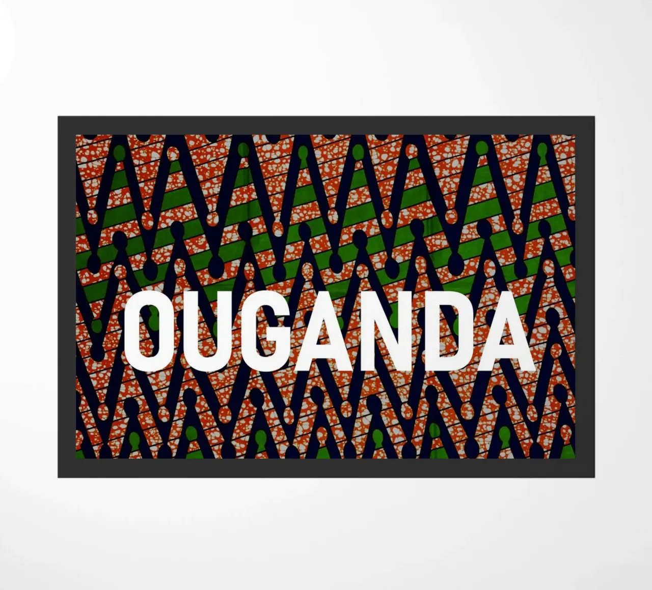Ouganda Fußmatte von Mathudace Créas