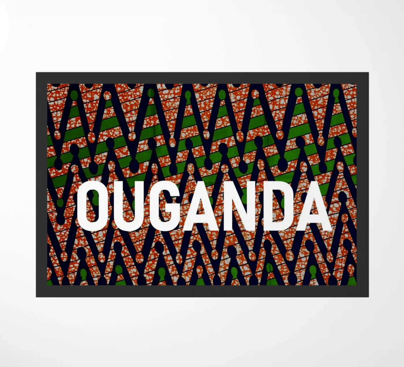 Ouganda doormat by Mathudace Créas