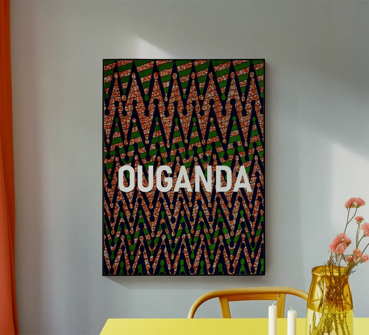 Ouganda plexiglass da Mathudace Créas