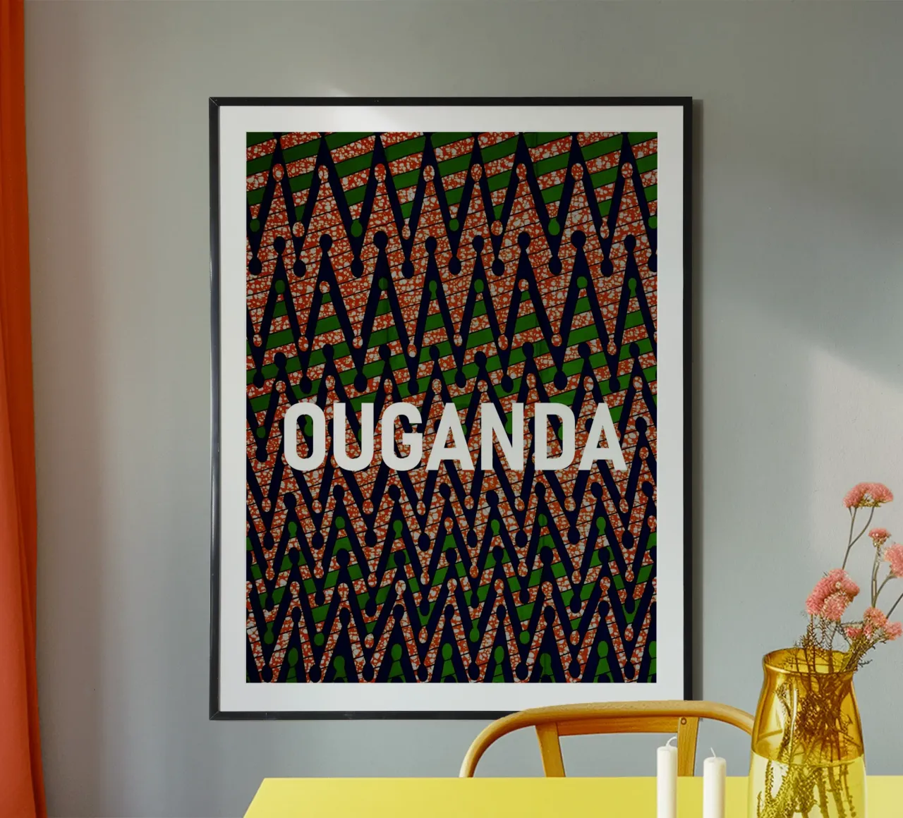 Ouganda poster da Mathudace Créas