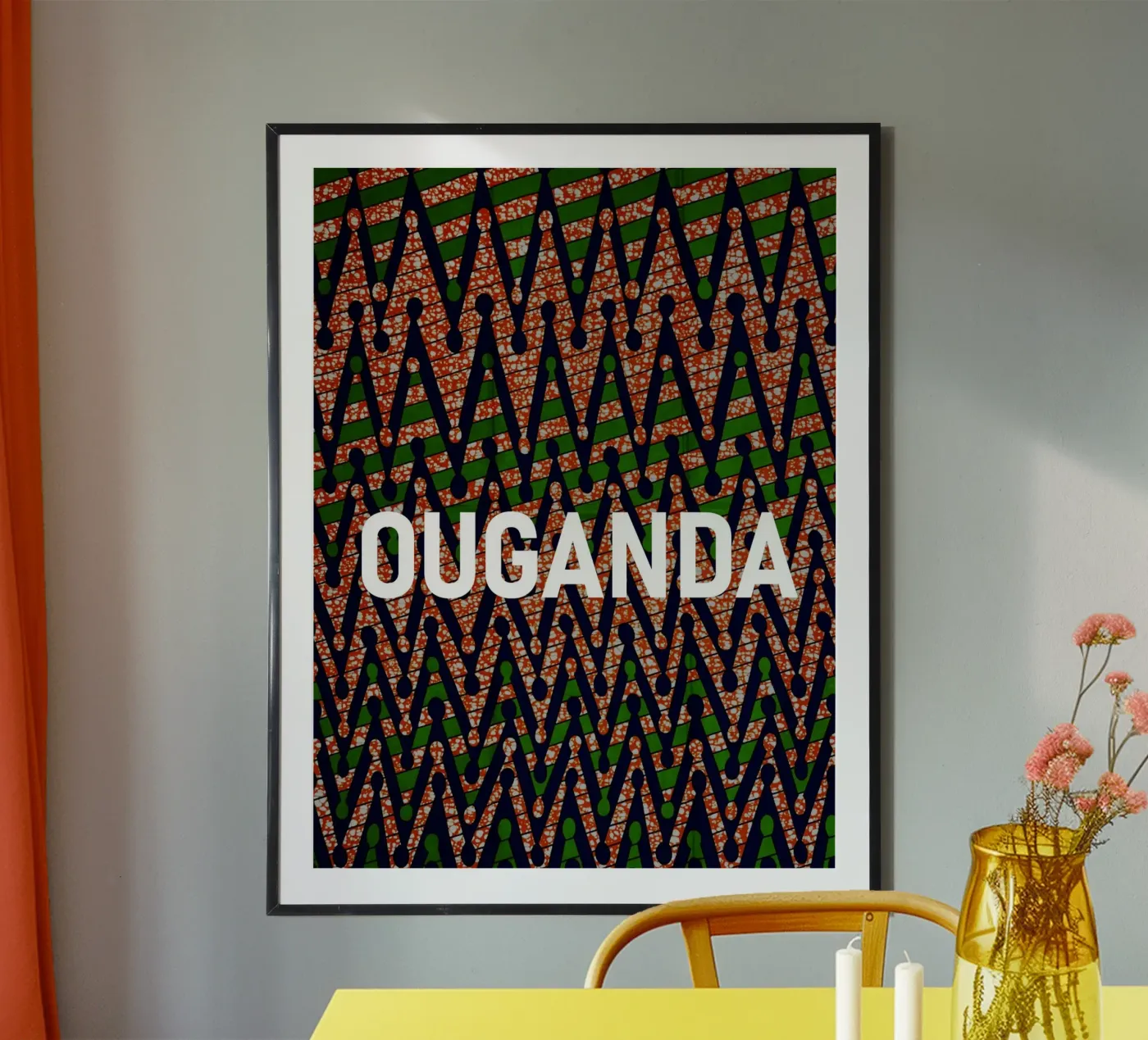 Ouganda poster da Mathudace Créas