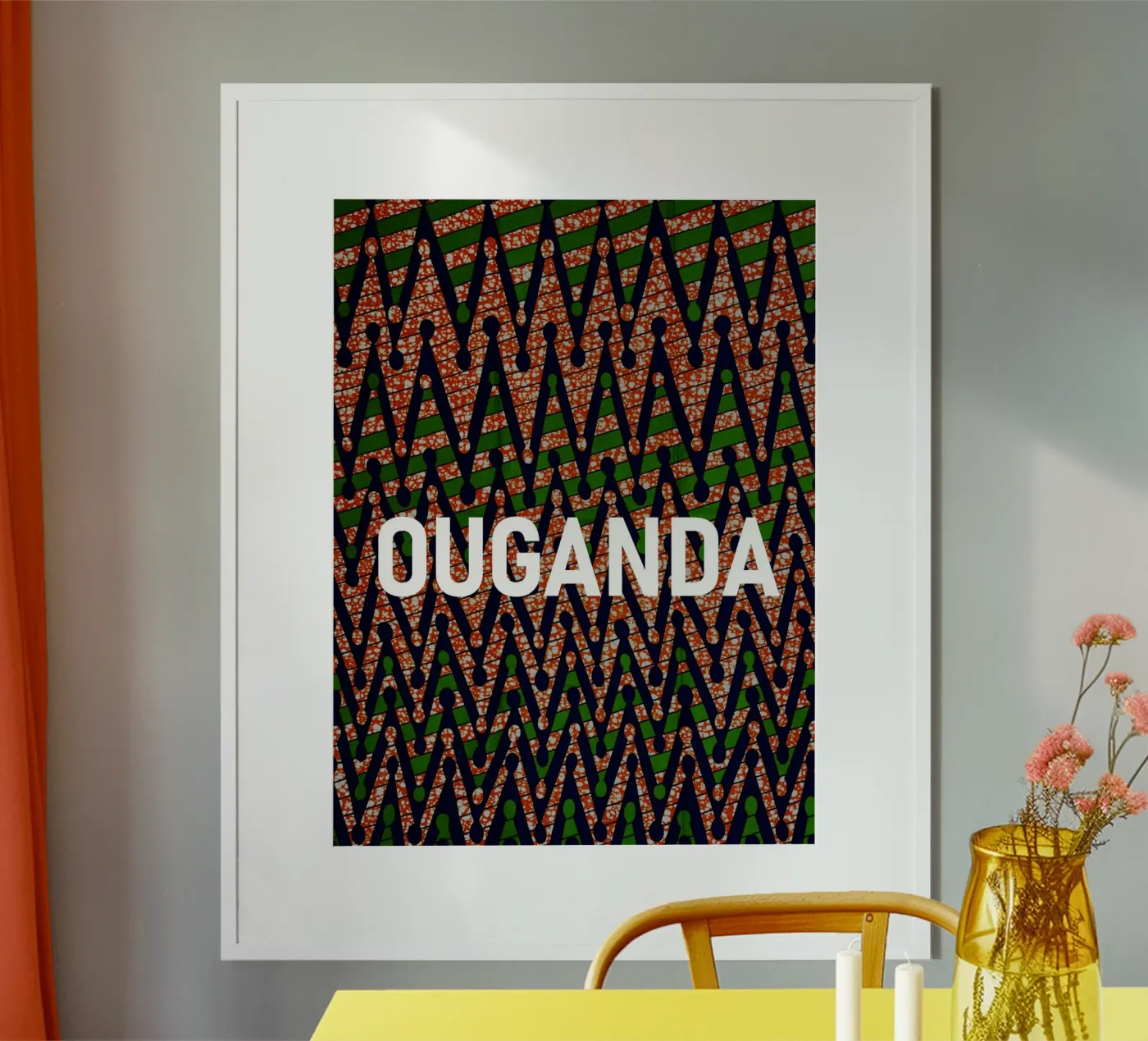 Ouganda poster da Mathudace Créas