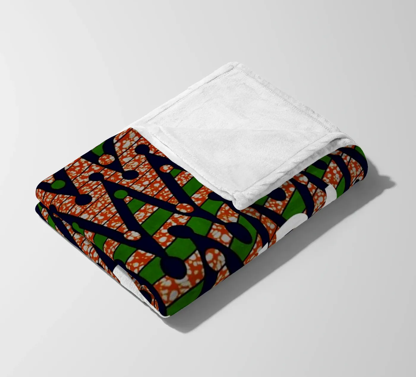 Ouganda fleece blanket by Mathudace Créas