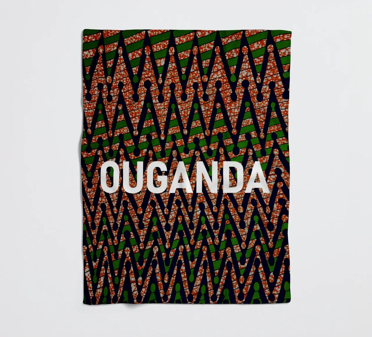Ouganda Fleecedecke von Mathudace Créas