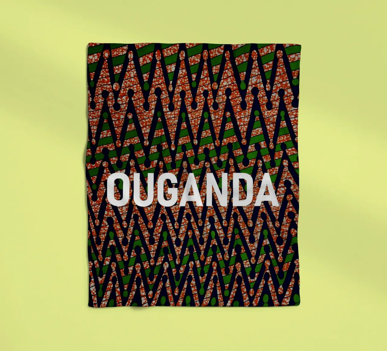 Ouganda Fleecedecke von Mathudace Créas