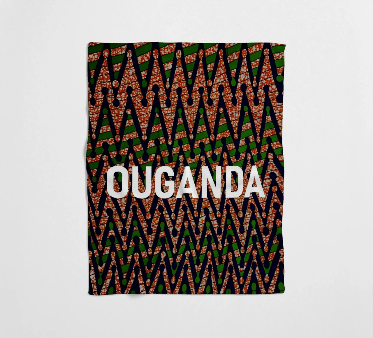 Ouganda Fleecedecke von Mathudace Créas