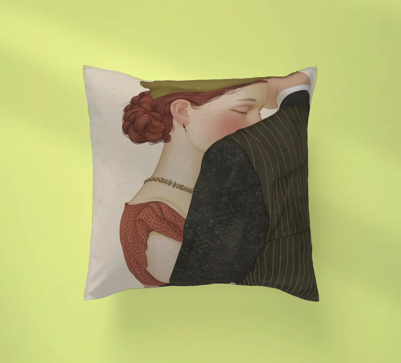 Abbraccio senza tempo cuscino da Rustic Grace Studio 02