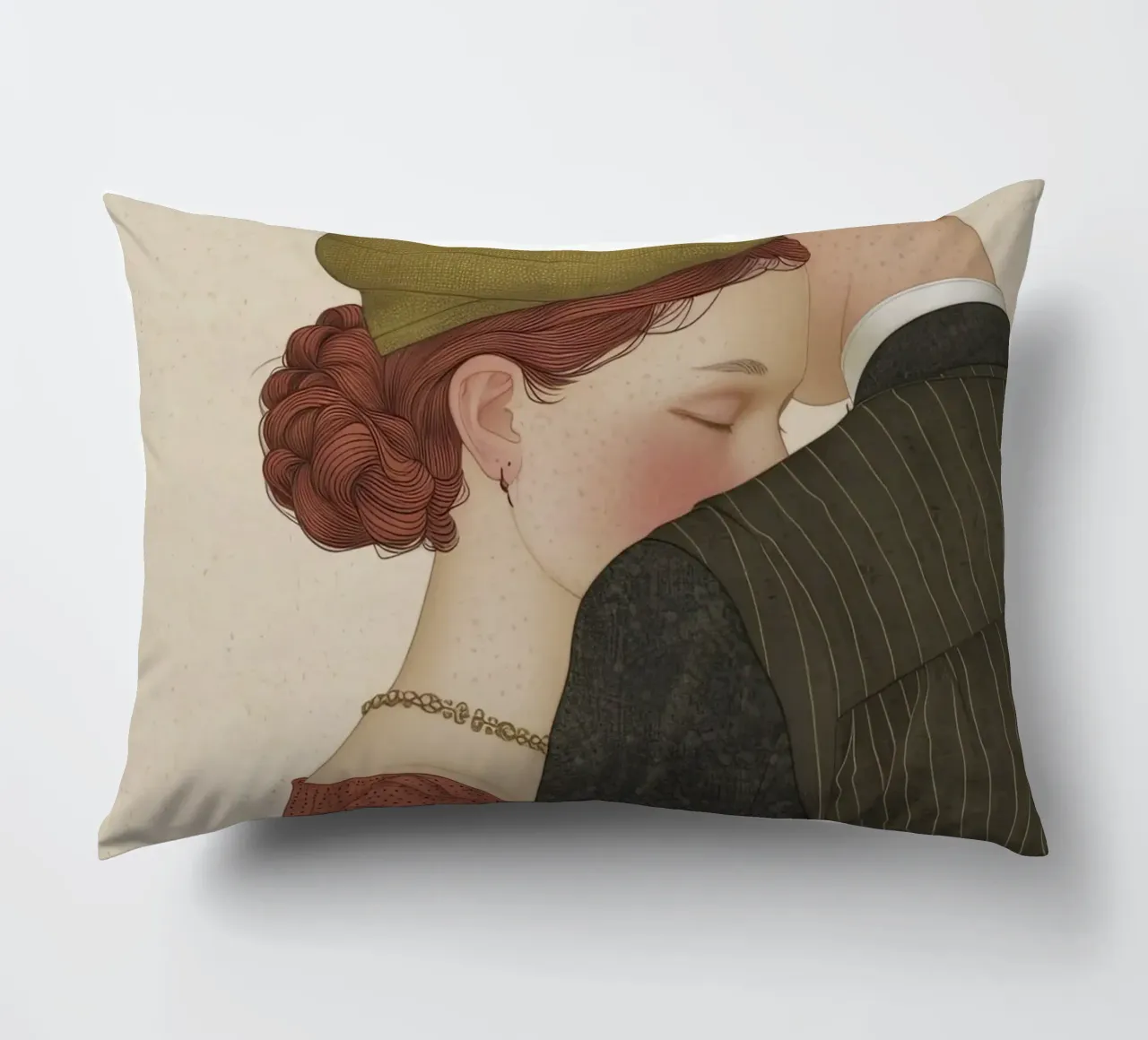 Abbraccio senza tempo cuscino da Rustic Grace Studio 02