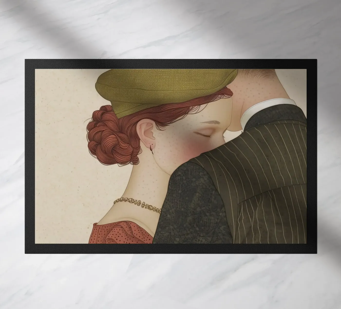 Timeless Embrace doormat by Rustic Grace Studio 02